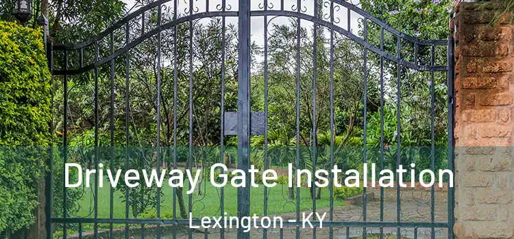 Driveway Gate Installation Lexington - KY